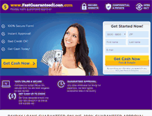 Tablet Screenshot of fastguaranteedloan.com
